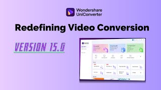 Wondershare UniConverter 15Redefining Video Conversion [upl. by Ocsic]