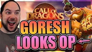 Goresh Guide Best Talents Pet Hero Pairs and Artifacts Call of Dragons [upl. by Naashar]