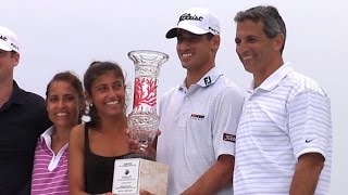 Highlights  Dominic Bozzellis maiden victory at Corales Championship [upl. by Orofselet]