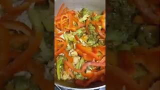 Vegetales salteados con pollo recetas cooking [upl. by Aggi978]