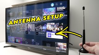 How to Setup an Antenna on a Samsung Smart TV [upl. by Loeb481]