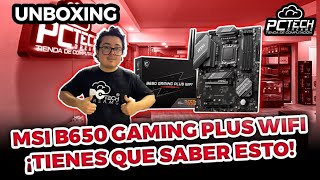 Unboxing Msi B650 Gaming Wifi Plus NO la compres sin ver esto [upl. by Llerreg880]