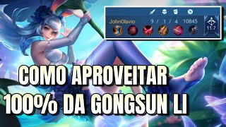 COMO APROVEITAR 100 DO HERÓI  GONGSUN LI HONOR OF KINGS [upl. by Levona]