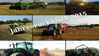 GoProPhantom Best of Landwirtschaft 2015  Fendt Claas John Deere New Holland uvm [upl. by Cristi380]