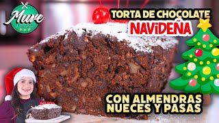 TORTA DE CHOCOLATE NAVIDEÑA HÚMEDA FÁCIL Y DELICIOSA 🎄 Muve Flavors [upl. by Obrien]