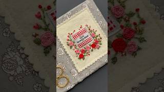 Needle Book  Rose Stitch  Beginners Sewing [upl. by Crispin]