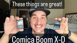 Comica Boom XD Wireless Microphone for DSLR Mirrorless GoPro IPhone Quick Review [upl. by Ayotol]