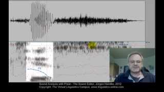 Multimedia on the Web  Sound Analysis with Praat II [upl. by Cruz372]