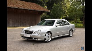 MercedesBenz W210 E55 AMG  2000 92000 km  Oldenzaal Classics [upl. by Tnemelc279]