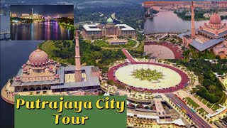 Guided Tour To Putrajaya City Kaulalampur MalaysiaPlanned City With the worlds biggest roundabout [upl. by Klarika]