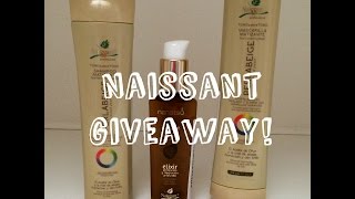 CLOSED GIVEAWAY Naissant Perla Beige Toning Shampoo Mask and Argan Oil [upl. by Dupuis]