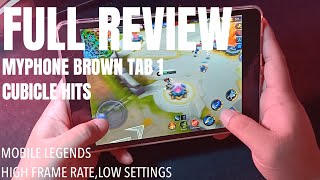 MYPHONE BROWN TAB 1 UNBOXING AND FULL REVIEW [upl. by Nnylanna]