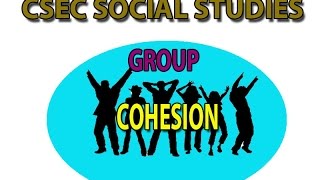 SOCIAL GROUPS amp INSTITUTIONS CSEC LECTURE SERIES GROUP COHESION [upl. by Onitsuj]