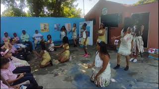 Baile taíno Dominicano Estudiante colegio Duarte de Esperanza [upl. by Dayiz]