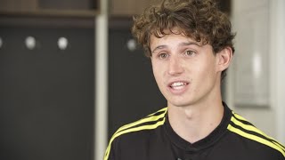 FIRST INTERVIEW  Brenden Aaronson to join Leeds United  “It’s an amazing feeling” [upl. by Inoue]