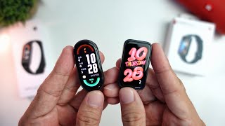 NGEBANDINGIN MI BAND 8 VS HUAWEI BAND 8 Setelah 2 mingguan [upl. by Nohsid245]