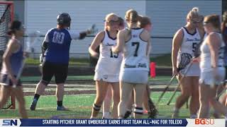 Green Bears Maul Hawks in Girls Lacrosse Advance to Play Walsh Jesuit [upl. by Irwinn]