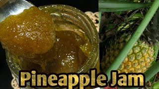 how to make quick and easy Pineapple jam  Momas kitchen  natural recipehomemade jam [upl. by Dylan]