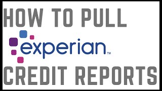 How to Pull Credit Reports From Experian [upl. by Odella508]