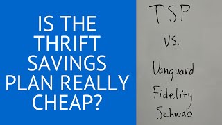 Is The Thrift Savings Plan Cheap [upl. by Aynosal563]