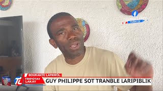 Flash Guy Philippe fenk sot tranble Larepiblik nan emisyon Boukante Lapawòl ak denye deklarasyon sa [upl. by Ambler]