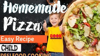 Ghar m bazaar se be better  pizza  Bachon ka favorite Pizza at home easy and Quick Recipe viral [upl. by Bazil]