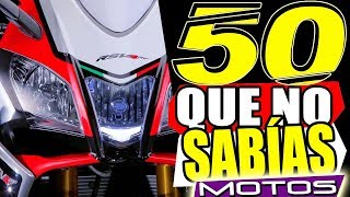 50 COSAS de LAS MOTOS que NECESITAS SABER Conocimientos MECÁNICOS RANDOM E HISTÓRICOS [upl. by Aniroz]