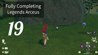 Fully Completing Legends Arceus 19 Tromping Around Lake Verity [upl. by Colon]