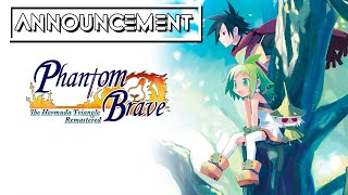 Phantom Brave The Hermuda Triangle Remastered  PS5 Announcement [upl. by Kirkwood]