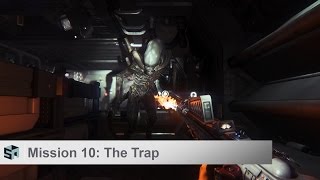 Alien Isolation Walkthrough  Mission 10  The Trap [upl. by Fawnia]