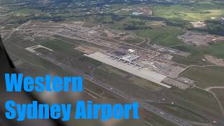 Flight to Bankstown Aerial Views of Western Sydney Airport [upl. by Jaylene800]