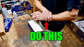 KNIFE SHARPENING TIPS BEGINNERS MUST KNOW 2  HOW TO MAINTAIN AN ANGLE [upl. by Yessak593]