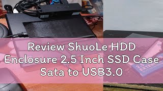 Review ShuoLe HDD Enclosure 25 Inch SSD Case Sata to USB3032 5Gbps Hard Disk Case Digital Displ [upl. by Rock]