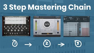 A SIMPLE 3 Step Mastering Chain That Actually Works 🔊 And Two Free Mastering Plugins [upl. by Bick]