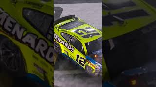 Ryan Blaney taken out of Duel 2 after the Big One nascar [upl. by Meyeroff]