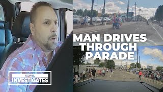 Extended dashcam video Portland man plows through Grand Floral Parade barricades [upl. by Auka]