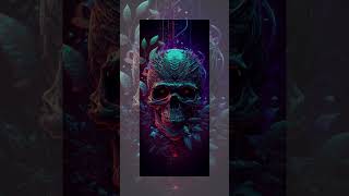 Skull wallpaper TRP COLLECTION skull wallpaper trending shorts [upl. by Eixid]