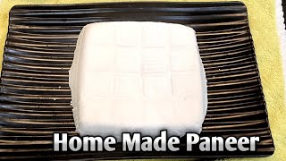 Home made super soft paneer How to make Paneer at home  Paneer Recipe घर में पनीर बनाने की विधि [upl. by Saeger]