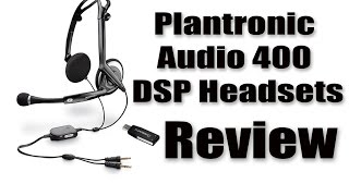 Plantronic Audio 400 DSP Headsets 🎧 Great for Gaming Review [upl. by Hastie]