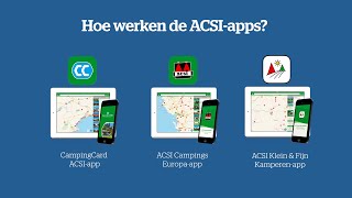 Hoe werken de ACSIapps [upl. by Drhacir]