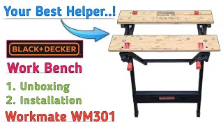 Best Portable Work Bench from BLACK amp DECKER  Wood Cutting Table [upl. by Yager]