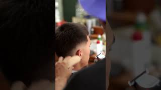 CARA POTONG MID FADE  HOW TO DO MID FADE balibarber barber bali [upl. by Nnazus89]