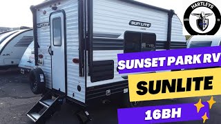 Exploring the 2023 Sunset Park Sunlite 16BH  All You Need to Know [upl. by Adnirim212]