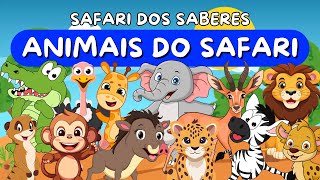 Música Animais do Safari CLIPE INFANTIL Kids Music [upl. by Rebna]