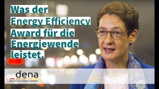 Frau Dr Leonhardt was kann ein Preis wie der Energy Efficiency Award für die Energiewende leisten [upl. by Eyot159]