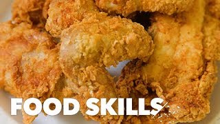 The Perfect PanFried Chicken According to Charles Gabriel  Food Skills [upl. by Mattheus]