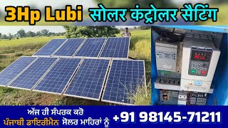 3Hp lubi solar error Eful error solution parameter setting service paid 91 9814571211 [upl. by Dnilazor]