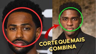 4 Cortes de Cabelo Masculino Crespo Curto para Rosto Rendondo e Gordo [upl. by Addam]