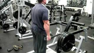 Stiff Legged Deadlift on Deadlift lever machine [upl. by Yffat]