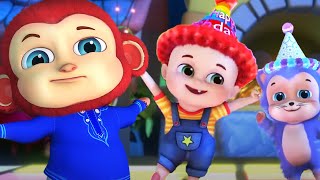 Bandar Mama Pahan Pajama  3D Animated Hindi Rhymes  बन्दर मामा  Jugnu Kids Hindi [upl. by Aihtekal]